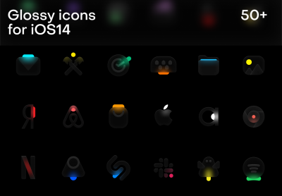 Glossy icons-有光泽的图标