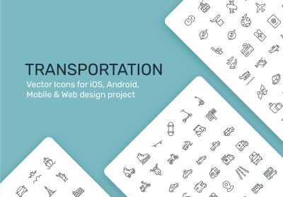 Transportation Icons-交通图标