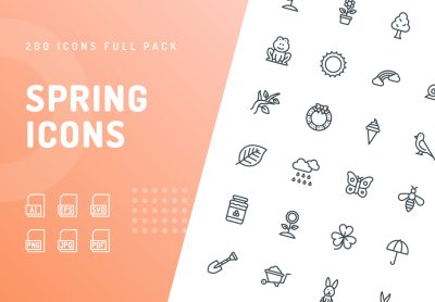 Spring Icons – 弹簧图标