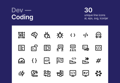 Coding icons – 编码图标