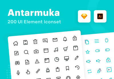 Antarmuka : UI element icon – 界面：UI元素图标