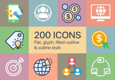 SEO & Marketing Icons – SEO 和营销图标