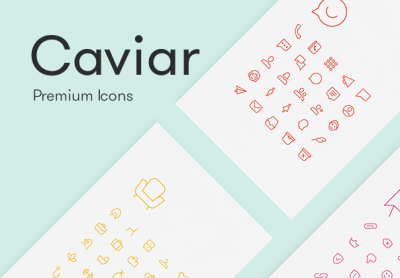 Caviar Premium Icons – 鱼子酱高级图标