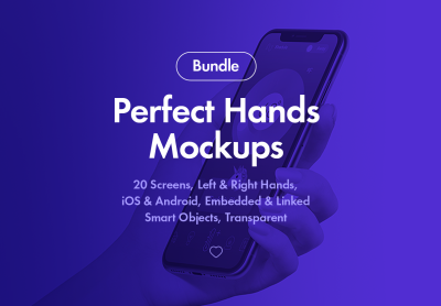20 Perfect Hands Mockups – 20个完美的手模型