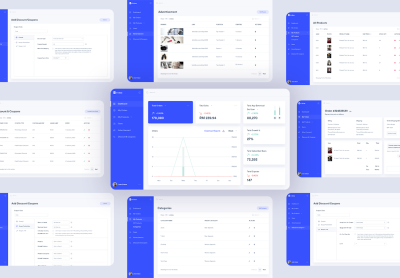 BelloBlue: Fashion + Delivery Web App – BelloBlue：时尚 + 配送网络应用
