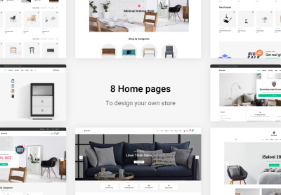 Furnikit-Furniture eCommerce Sketch Template – Furnikit-家具电子商务素描模板
