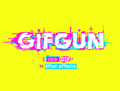 AE-快速输出GIF动图格式破解版插件 Aescripts GifGun V1.7.29 Win/Mac