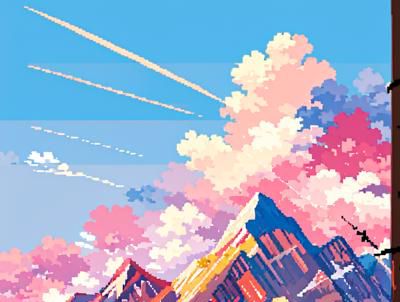 伪像素风格艺术 Fake pix art