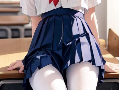 jk制服 白丝裤袜 serafuku white pantyhose and loafers