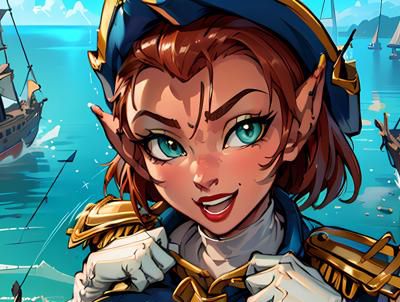 艾蜜莉船长 Captain Amelia (treasure planet) Disney