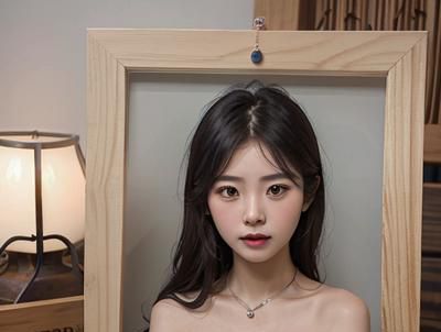 木画框画风 woodcut style