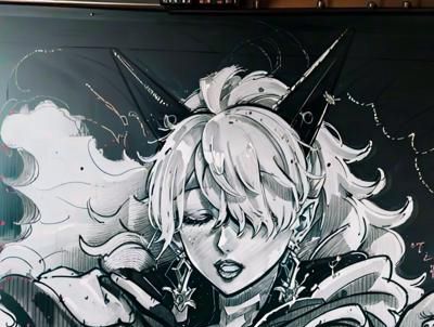 黑板绘 blackboard drawing
