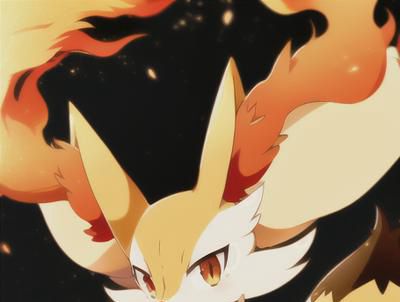 长尾火狐 Braixen 2