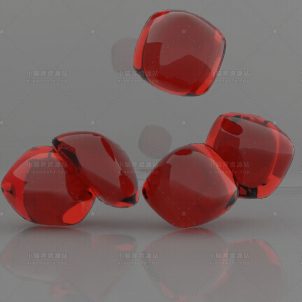 Blender 柔软的果冻弹跳动画-soft-body-jelly