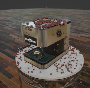 Blender工程-咖啡机旋转场景动画